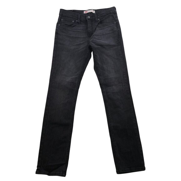 Levi's Women's 512 Jeans Size 16 Slim Taper Black Denim Classic Casual Travel - Picture 1 of 16